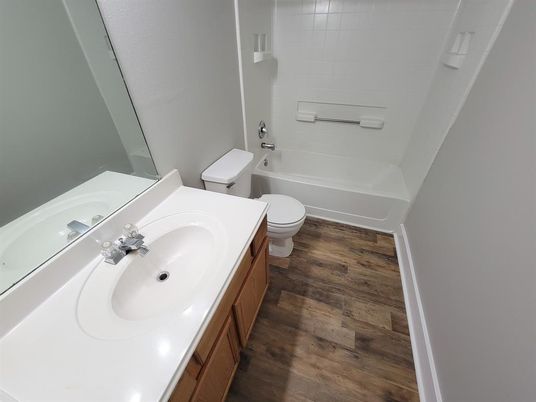 Bathroom, Interior, Wood Texture Flooring
