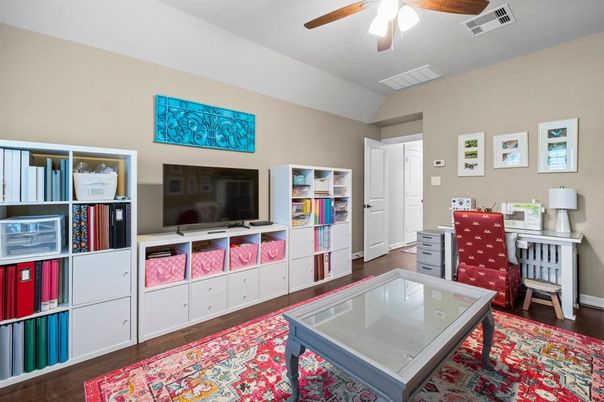 Home Office, Interior, Wood Texture Flooring