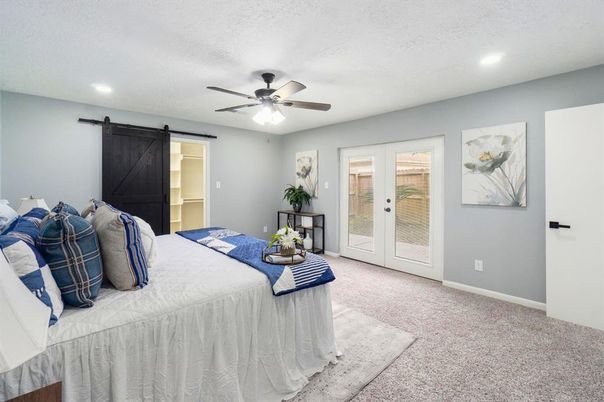 Bedroom, Interior, Recessed Lighting