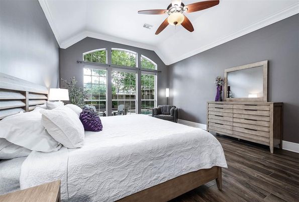 Bedroom, Interior, Wood Texture Flooring