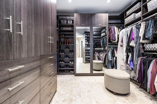 Interior, Marble, Recessed Lighting, Walk-in Closets