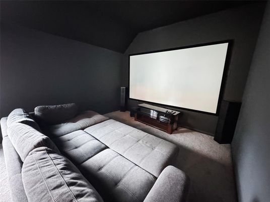 Interior, Projection Screen, Theatre Room