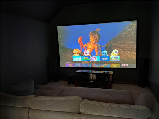 Interior, Projection Screen, Theatre Room