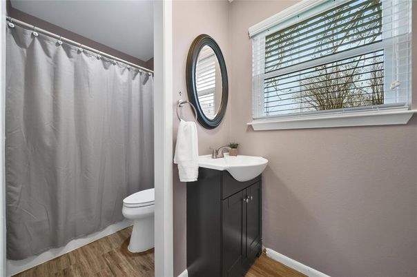 Bathroom, Interior, Wood Texture Flooring