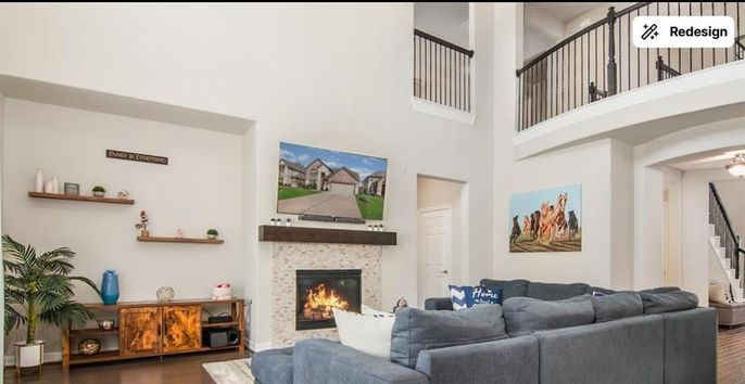 Fireplace, Interior, Living room, Wood Texture Flooring