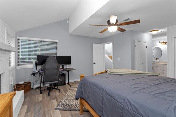 Bedroom, Home Office, Interior, Wood Texture Flooring