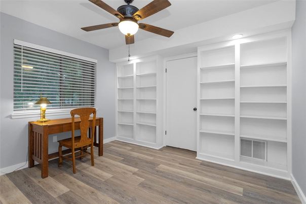 Home Office, Interior, Wood Texture Flooring