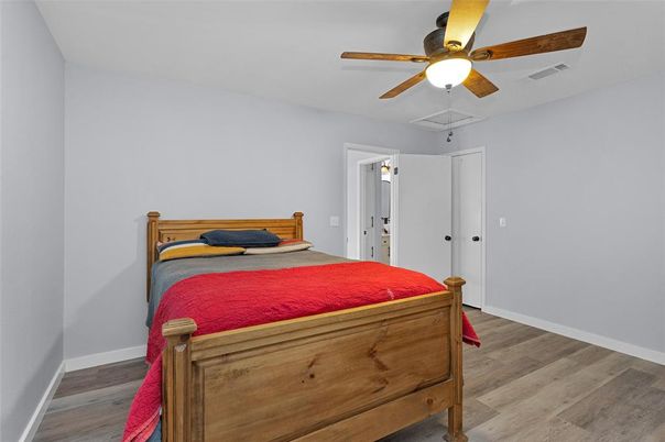 Bedroom, Interior, Wood Texture Flooring