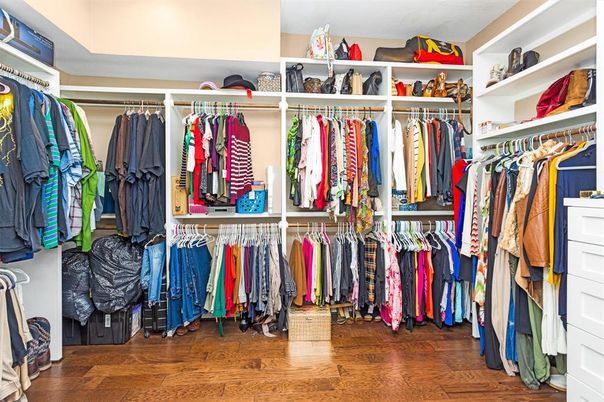 Interior, Walk-in Closets, Wood Texture Flooring