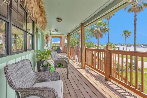 Exterior, Wood Texture Flooring