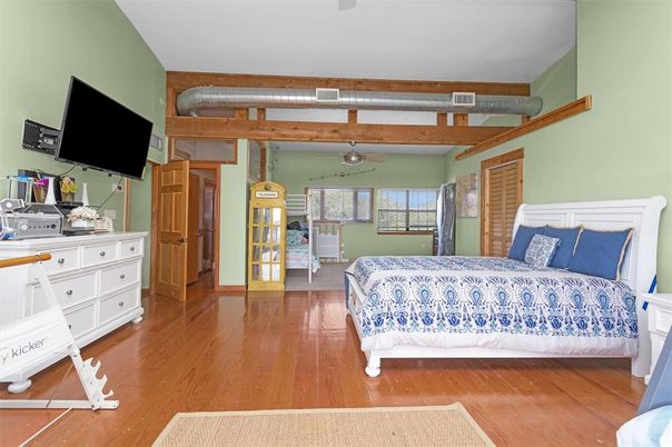 Bedroom, Interior, Wood Texture Flooring