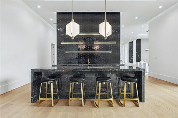 Interior, Pendant Lights, Recessed Lighting, Wood Texture Flooring