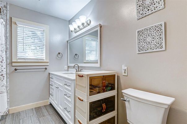 Bathroom, Interior, Wood Texture Flooring