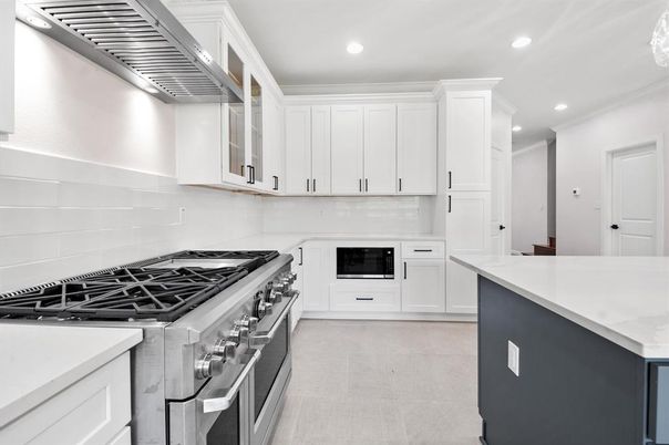 Interior, Kitchen, Recessed Lighting, Stainless Steel Appliances