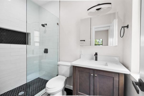 Bathroom, Glass Shower, Interior