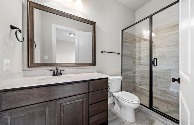 Bathroom, Glass Shower, Interior