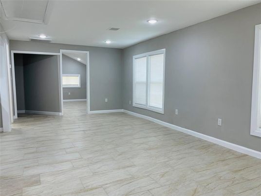 Empty room, Interior, Marble, Recessed Lighting