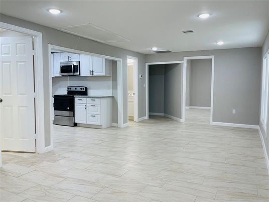 Interior, Kitchen, Recessed Lighting, Stainless Steel Appliances