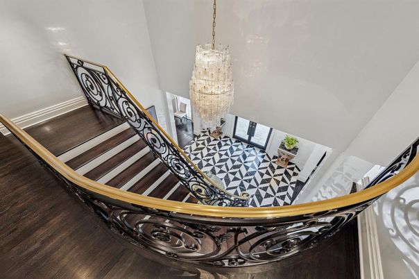 Chandelier, Interior, Wood Texture Flooring
