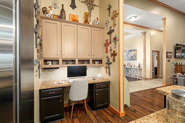 Home Office, Interior, Wood Texture Flooring