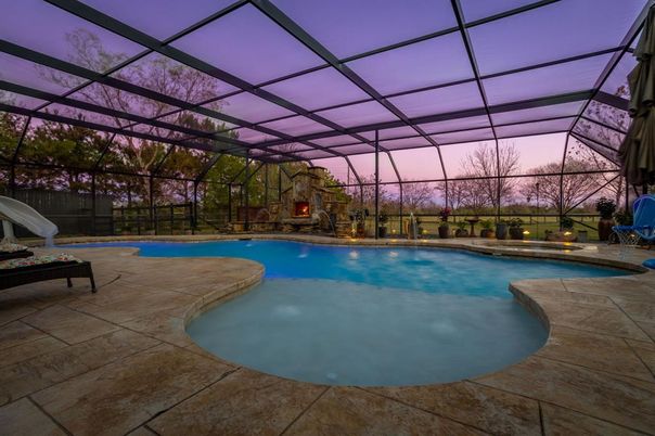 Glass Ceilings, Interior, Pool, Sun Room