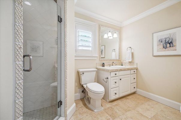 Bathroom, Glass Shower, Interior