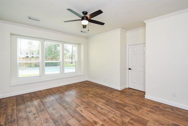 Empty room, Interior, Wood Texture Flooring