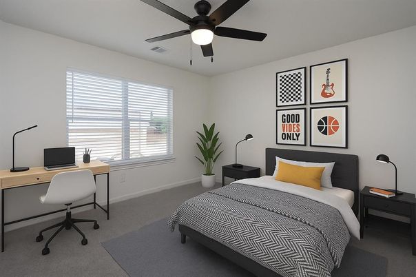 Bedroom, Home Office, Interior