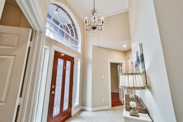 Chandelier, Interior, Recessed Lighting