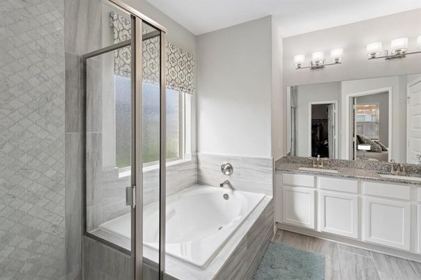 Bathroom, Interior, Wood Texture Flooring