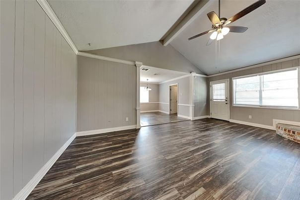 Empty room, Interior, Wood Texture Flooring