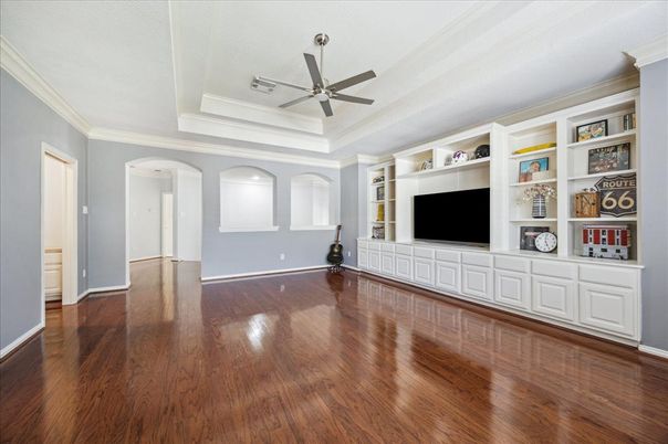 Empty room, Interior, Wood Texture Flooring