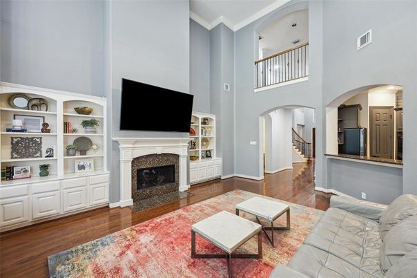 Fireplace, Interior, Living room, Wood Texture Flooring