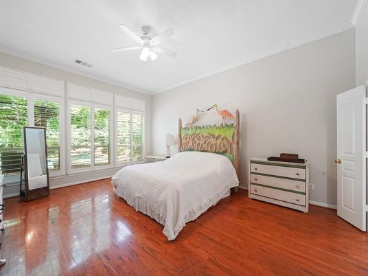 Bedroom, Interior, Wood Texture Flooring