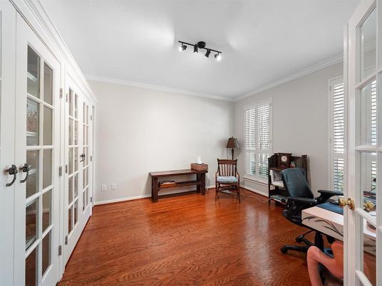 Home Office, Interior, Wood Texture Flooring