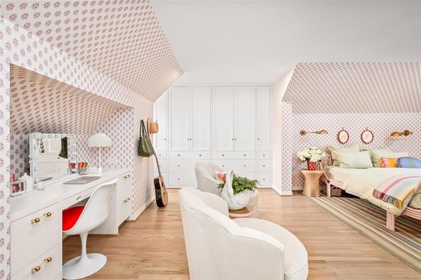 Home Office, Interior, Wood Texture Flooring
