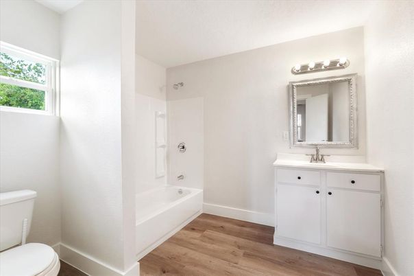 Bathroom, Interior, Wood Texture Flooring
