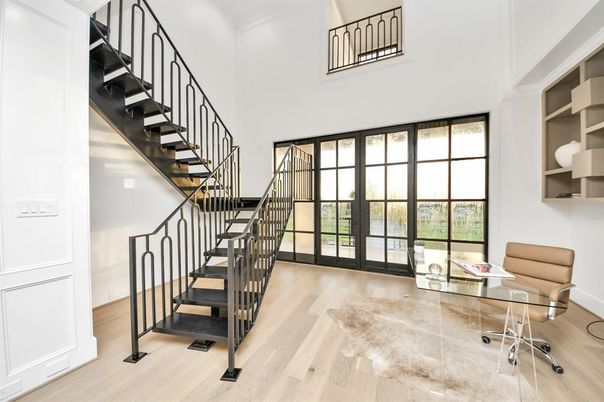 Home Office, Interior, Wood Texture Flooring