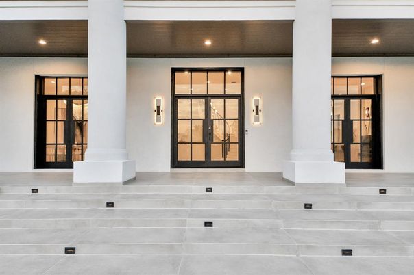 Exterior, Recessed Lighting