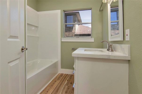 Bathroom, Interior, Wood Texture Flooring