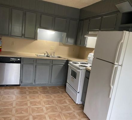 Interior, Kitchen, Wood Texture Flooring