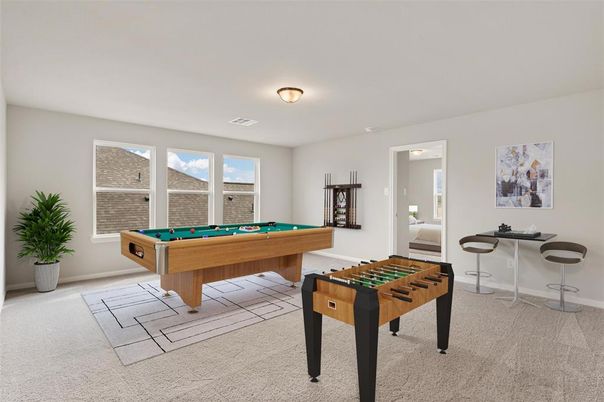 Billiard Table, Game Room, Interior