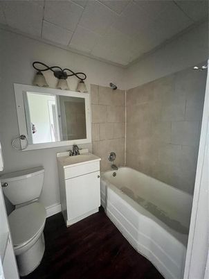 Bathroom, Dual Sink Vanities, Interior, Wood Texture Flooring