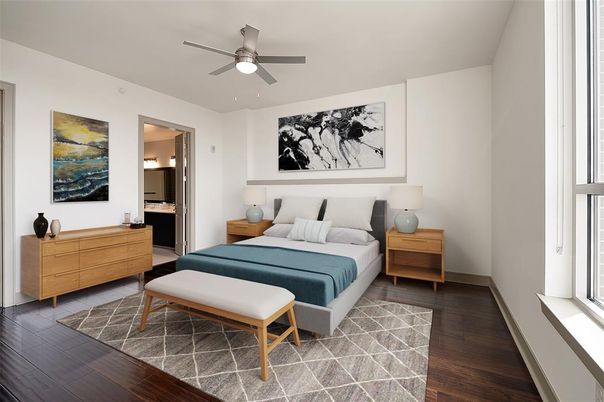 Bedroom, Interior, Wood Texture Flooring