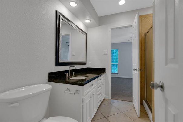 Bathroom, Dual Sink Vanities, Free Standing Baths, Interior, Recessed Lighting