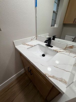 Bathroom, Interior, Wood Texture Flooring