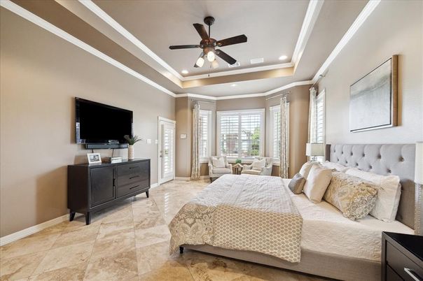 Bedroom, Interior, Recessed Lighting