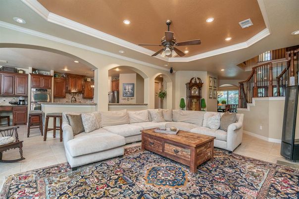Interior, Kitchen, Living room, Recessed Lighting, Stainless Steel Appliances
