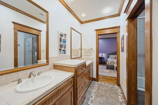 Bathroom, Bedroom, Interior, Recessed Lighting, Tile Countertops