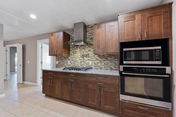 Interior, Kitchen, Recessed Lighting, Stainless Steel Appliances